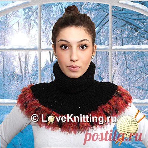 Воротник-пелерина | Loveknitting.ru