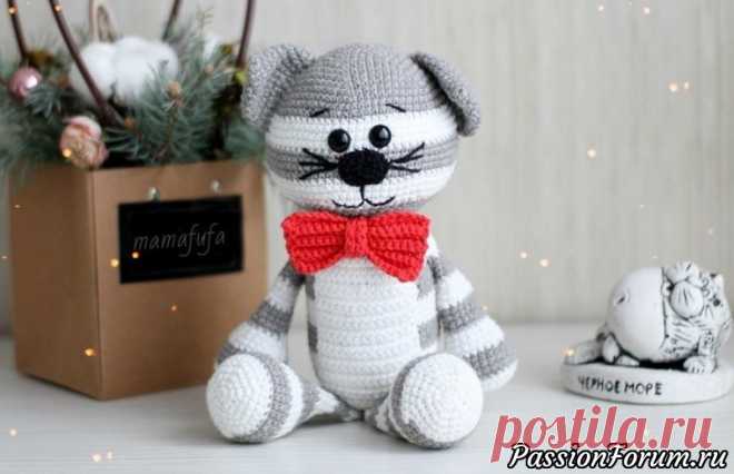 Кот Коцык амигуруми. МК Анастасии Макеевой