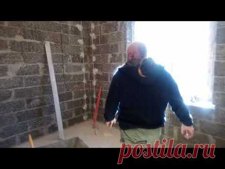 Штукатурка по Арболит Блоку, Арболит Крым - YouTube