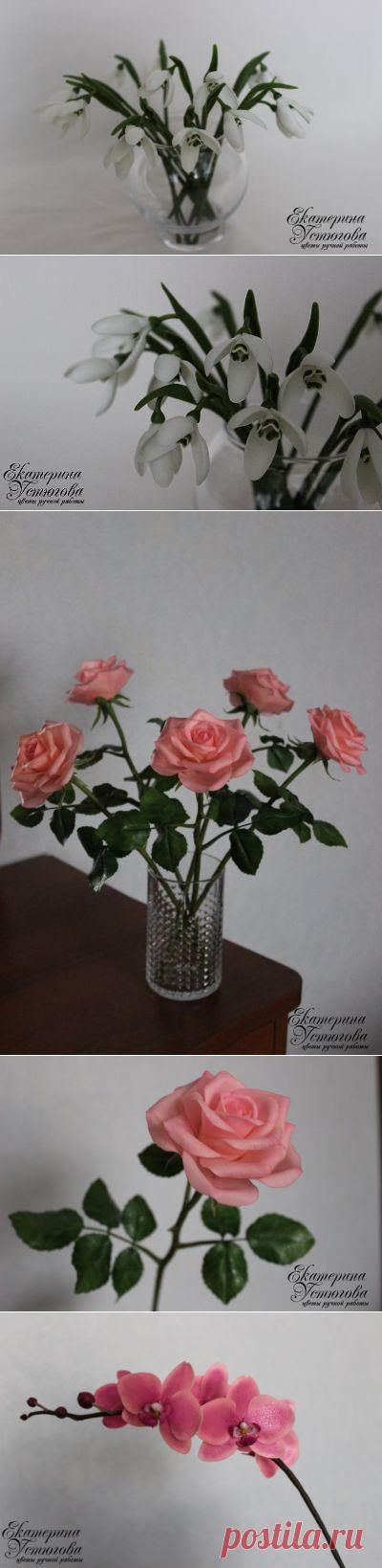 Цветы из полимерной глины