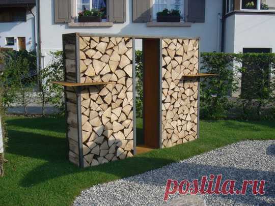 Ограждения с использованием природных материалов - Садоводка