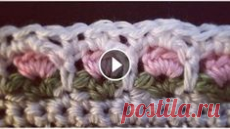 Flower Stitch Crochet Pattern And Video Tutorial