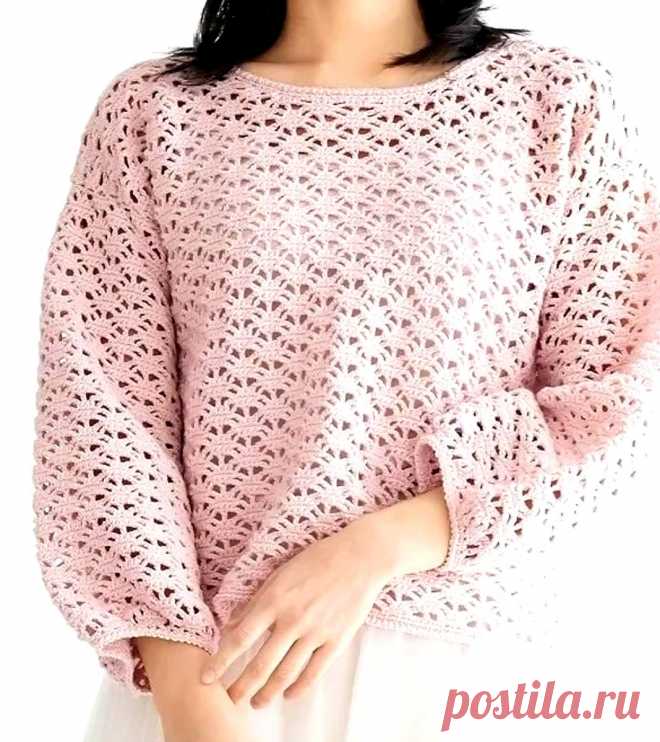 Крючком: джемпера, топы и один жакет | Вяжем с удовольствием | Дзен