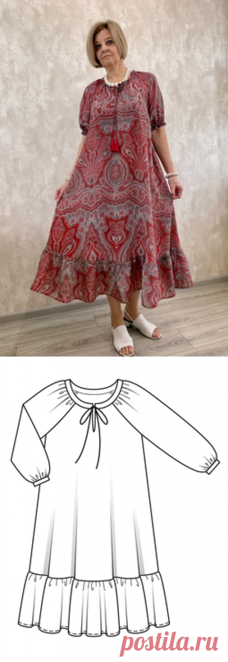 Шелковое красное / Светлана Гасымова / 23.01.2023 / Фотофорум на BurdaStyle.ru . Журнал: Burda 7/2020. Выкройка: 112 B.