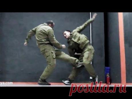 Атака. Взлом обороны. Пластунский рукопашный бой, система боя Леонид Полежаев. - YouTube