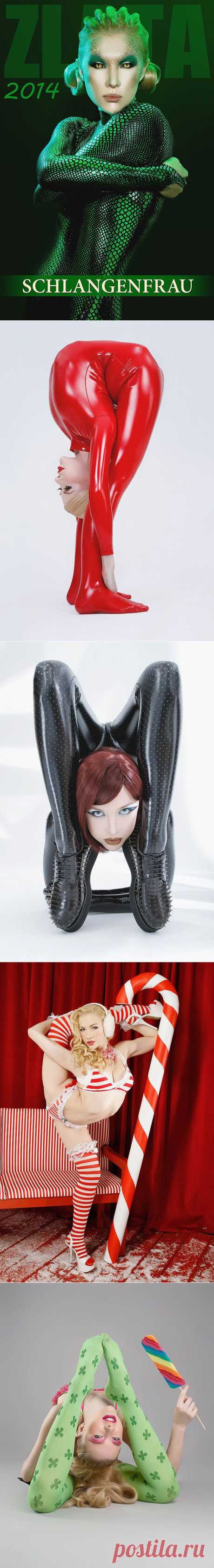 &lt;&lt;Девушка-змея&gt;&gt; в новом календаре (woman.magazines.izuminki) : Рассылка : Subscribe.Ru