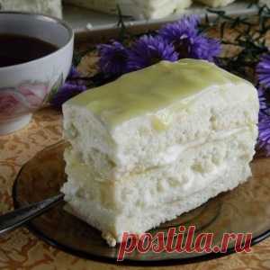 Лимонное пирожное. Палочка — выручалочка, если гости на подходе. Готовится проще простого