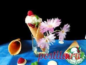 Вафельные рожки для мороженого - кулинарный рецепт