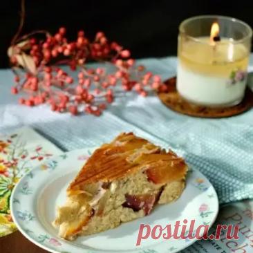 Сливовый пирог рецепт приготовления выепчки занимает 45 мин времени
