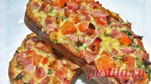 Горячие бутерброды по вкусу как пицца в духовке | Вкусные Дела | Дзен