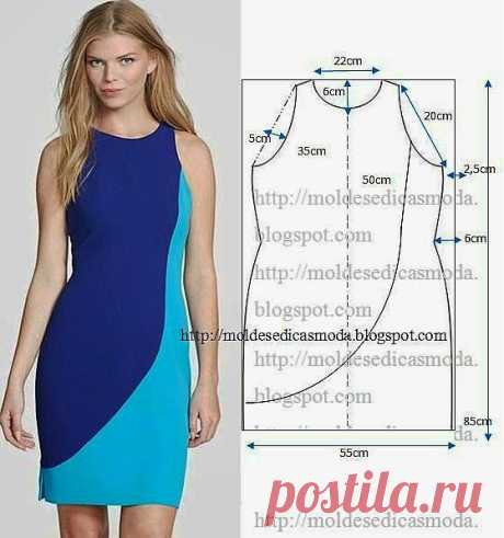 Moldes Moda por Medida: VESTIDO FÁCIL DE FAZER - 7