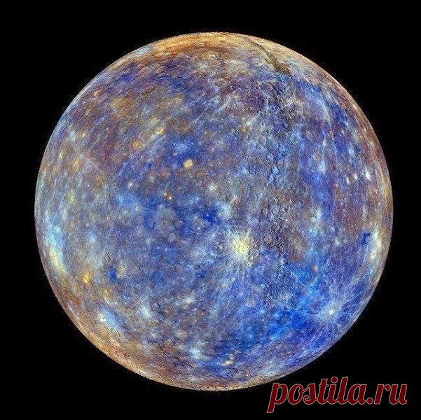 Самое четкое на сегодняшний день изображение Меркурия.