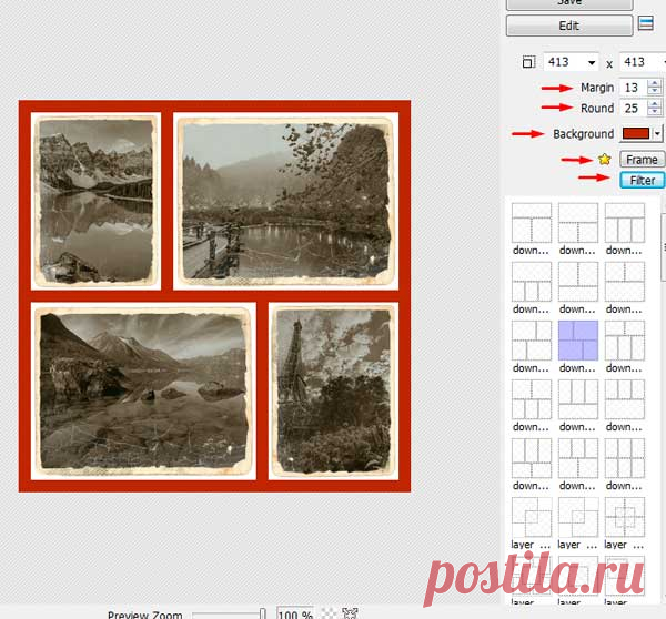 Как сделать коллаж из фотографий онлайн