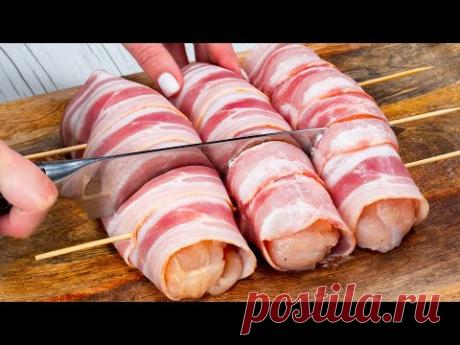 Золото, а не рецепт! Куриные рулетики на шпажках - побалуйте себя на выходных