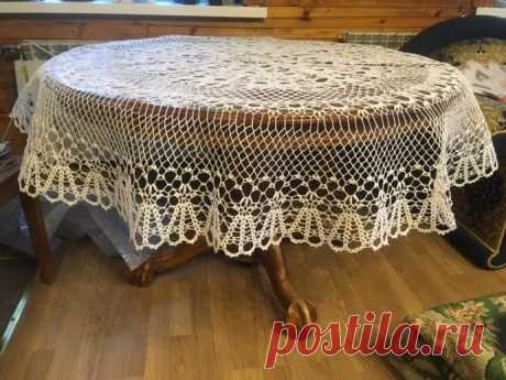 Ажурная скатерть