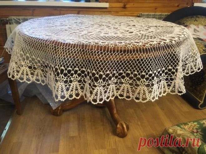 Ажурная скатерть
