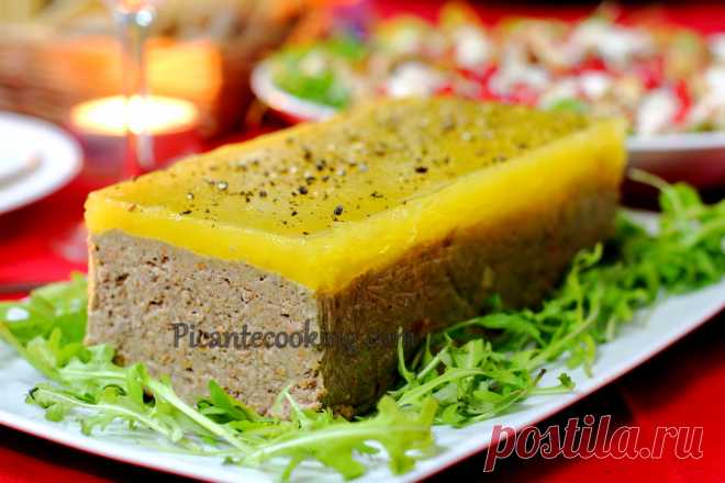 Паштет з качки з апельсиновим желе | Picantecooking
