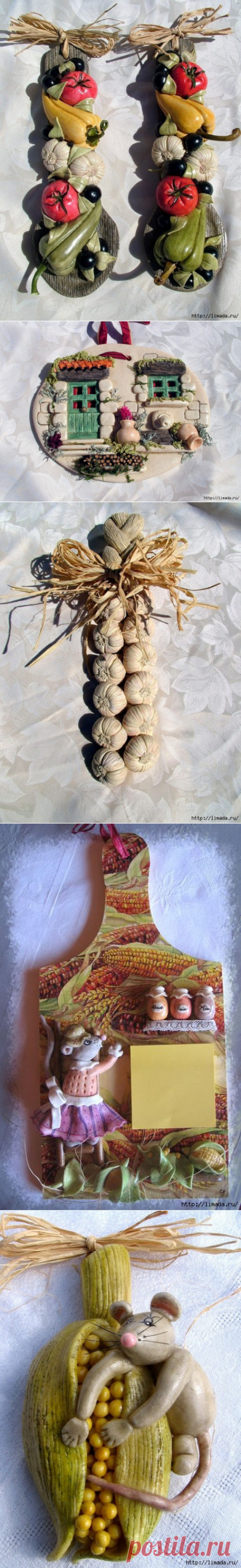 Очень красивые поделки из соленого теста
