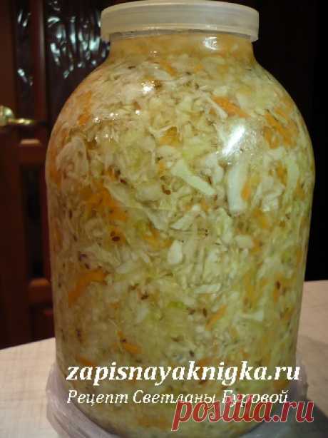 Квашеная капуста на зиму