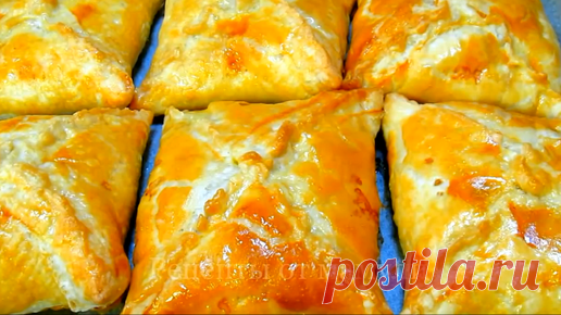 Вкусный ужин не хлопотно и без возни. За 30 минут готовлю. Это нравится всем, разлетаются. Такие слойки мы просто обожаем. | РЕЦЕПТЫ ОТ МАМУЛИ | Дзен