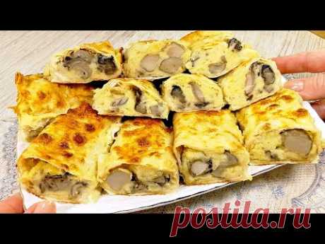 Закрутила и в духовку! Так ВКУСНО, что МЯСА НЕ НУЖНО!