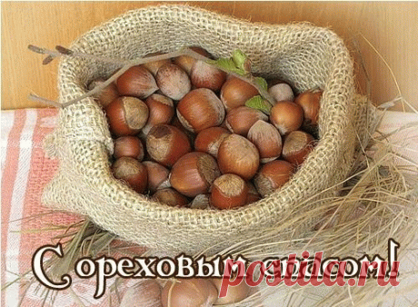 Поздравляю с Ореховым спасом,
Пополняйте скорее запасы.
Хлеб то или орех — собирай,
И Господни дары восхваляй.
