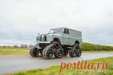 Cuthbertson — очень редкий Land Rover Series II на гусеницах . Тут забавно !!!