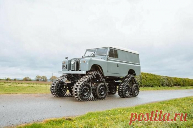 Cuthbertson — очень редкий Land Rover Series II на гусеницах . Тут забавно !!!