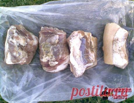 Домашнее копчения сала, копчение сала в домашних условиях, как коптить сало, горячее копчение сала фото