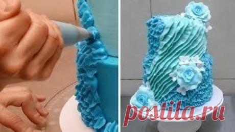 Как украсить Торт кремом в домашних условиях