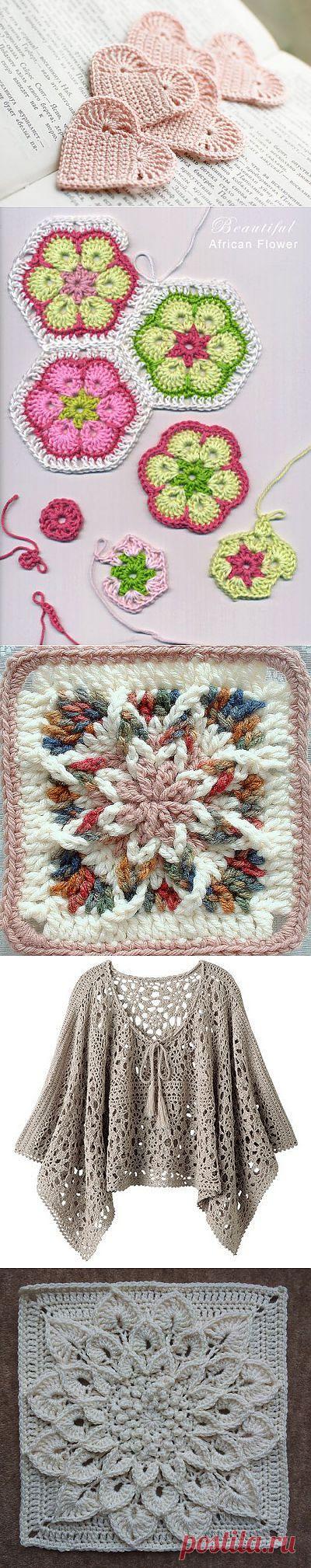 Не только бабушкин квадрат... (идеи для вдохновения).