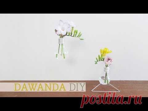 "Вазочка" из лампочки (видеоурок).