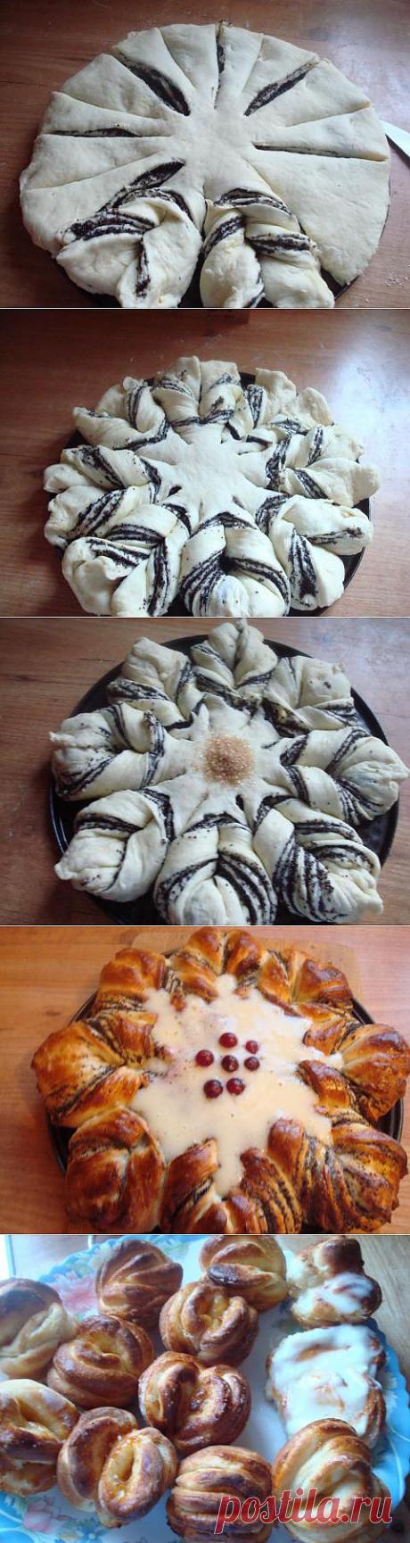 Булочки &quot;Снежинки&quot;