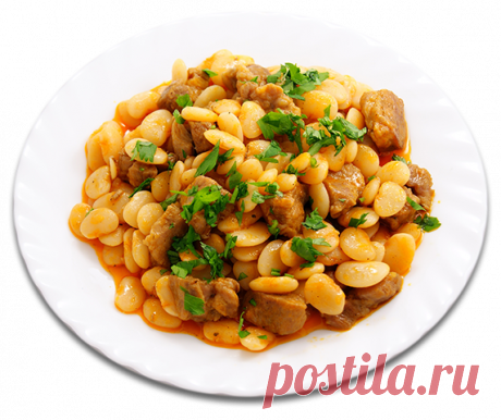 Свинина с фасолью от Торгового Дом Ярмарка. греческая кухня.