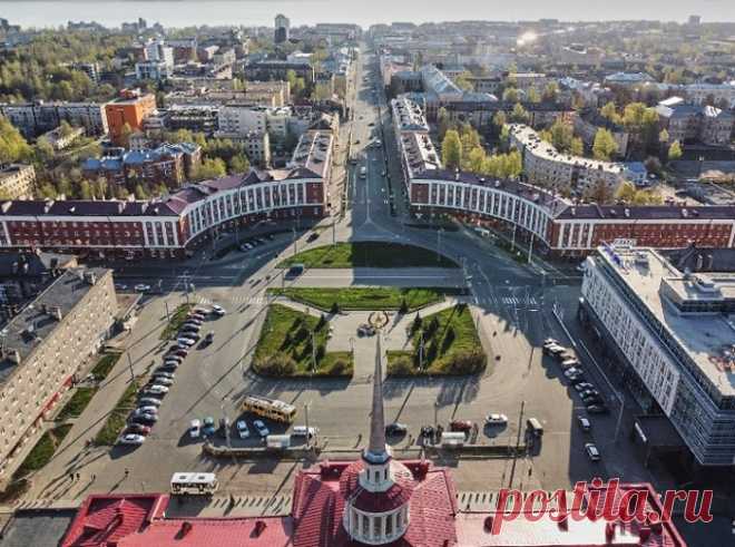 Проспект Ленина в Петрозаводске