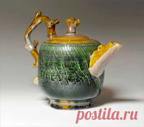 Чайники из серии Чайный лес. Авторская керамика. / Вязание как искусство!