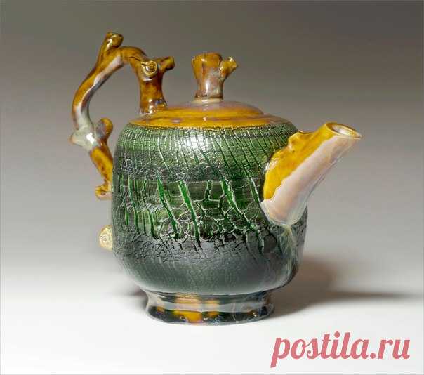 Чайники из серии Чайный лес. Авторская керамика. / Вязание как искусство!