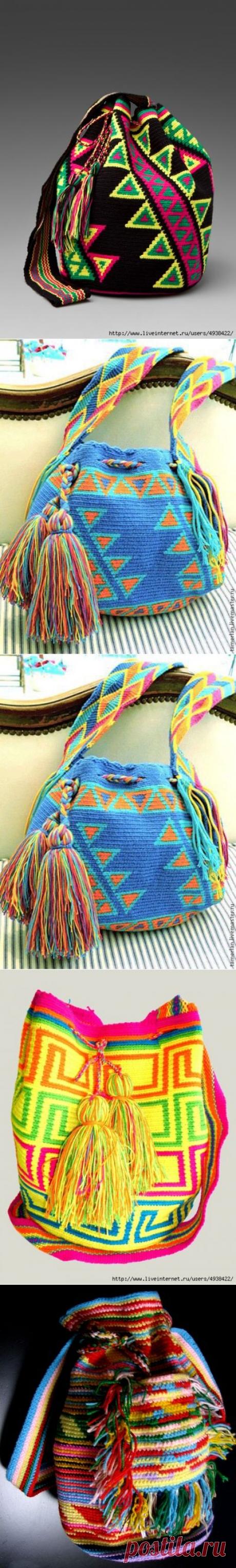 МОЧИЛА-ЯРКИЕ КОЛУМБИЙСКИЕ СУМКИ