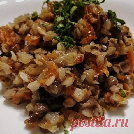 Гречка с грибами