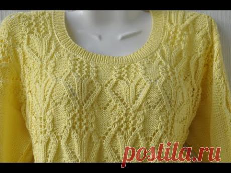 Джемпер с Японским узором!!!МК.