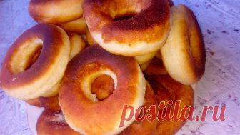 Пончики на скорую руку / Пончики классический рецепт