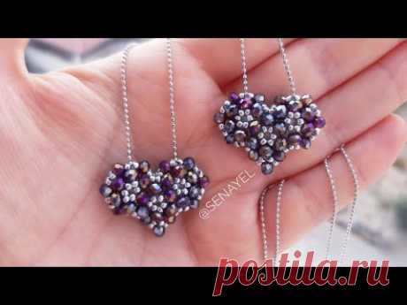 Mini Kalp Cevşen Yapımı || Mini Heart Necklace Making || #DIY #Tutorial