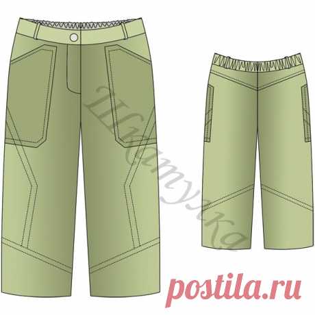 Выкройка летних брюк для мальчика | Шкатулка