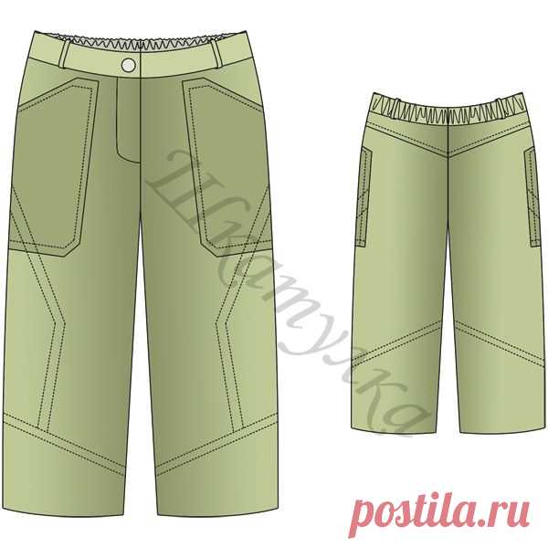 Выкройка летних брюк для мальчика | Шкатулка