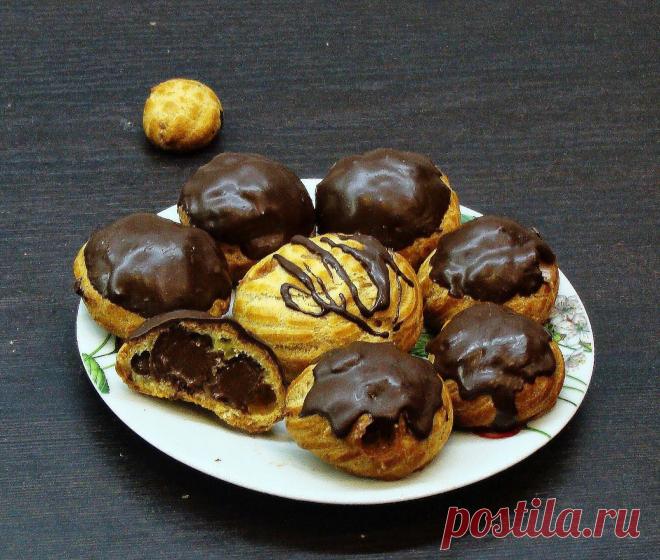 Вкусно жить не запретишь!: Заварные пирожные с шоколадным кремом