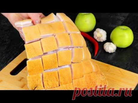 Не жарьте и НЕ СОЛИТЕ! Мало кто так готовит свиную грудинку, а зря! Вкуснее ЭЛИТНЫХ СТЕЙКОВ!