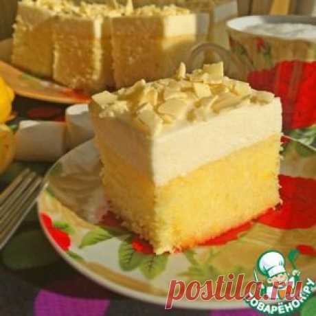 Очень лимонный пирог с &quot;облаком&quot; из маршмеллоу