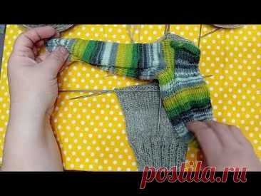 🧦Как я вяжу носки🧦 5 часть