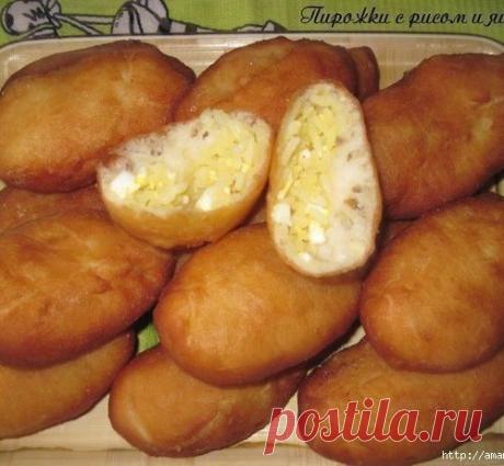 Любимые пирожки с рисом и яйцом
