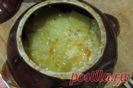 Цветная капуста с курочкой запеченая в горшочках